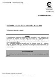 IP04 survey A-CDM - Airport Collaborative Decision Making