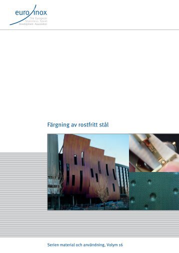 PDF: Färgning av rostfritt stål - Euro Inox