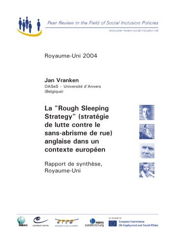 La "Rough Sleeping Strategy" (stratégie de lutte ... - Le site du CNLE