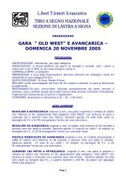 “ OLD WEST” E AVANCARICA