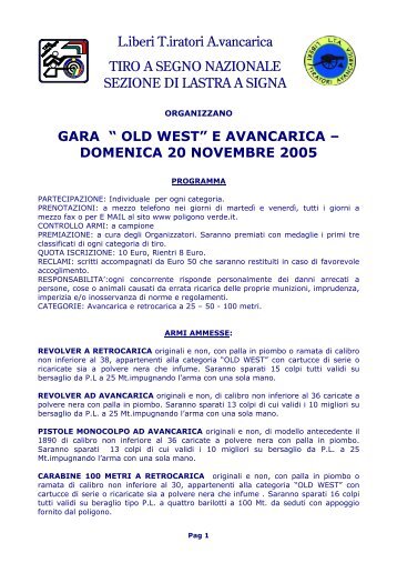 “ OLD WEST” E AVANCARICA