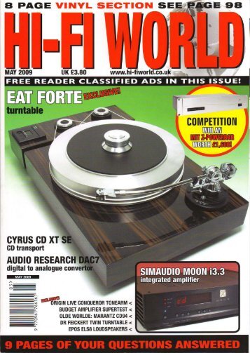 Hi Fi World - EuroAudioTeam.com