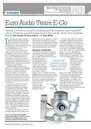 EAT E-Go Tonearm - EuroAudioTeam.com