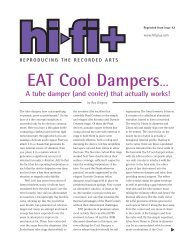 Hi-Fi + - EAT Cool Dampers - EuroAudioTeam.com