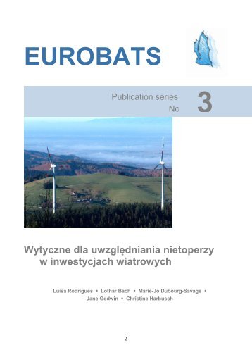 Wytyczne dla uwzględniania nietoperzy w inwestycjach ... - Eurobats