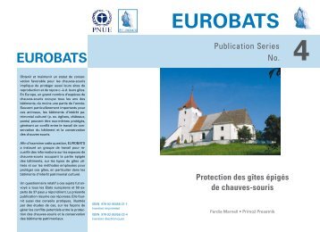 EUROBATS Protection des gîtes épigés de chauves-souris