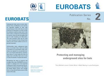 Protecting and managing underground sites for bats, 3rd ... - Eurobats