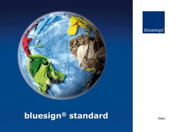 bluesign® standard - OutDoor Friedrichshafen