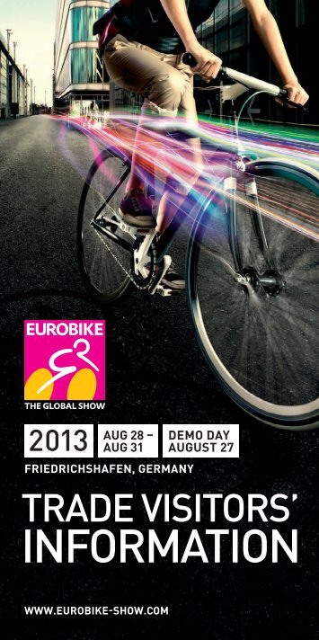 EUROBIKE 2013 | Trade visitors' information