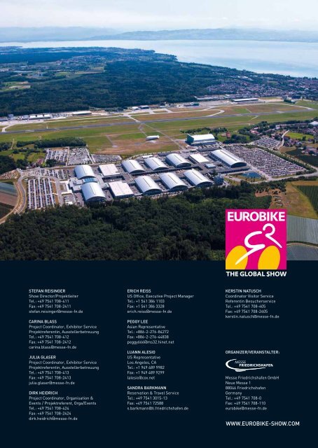 EUROBIKE 2012 | Exhibitors' info | Aussteller-Unterlagen