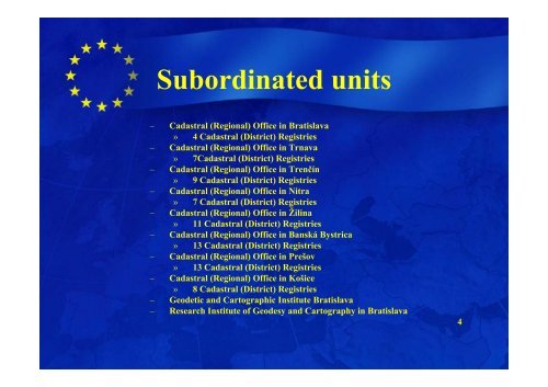 The Slovak Cadastral System