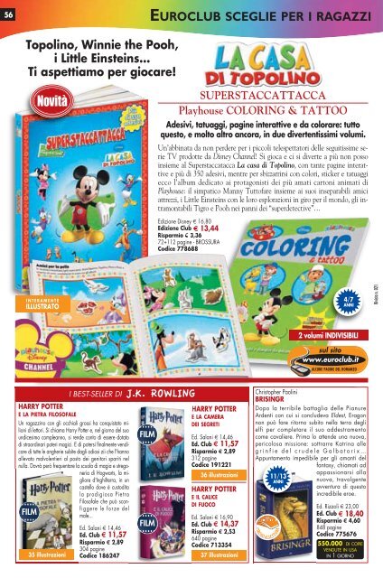 catalogo Euroclub n. 21 Estate