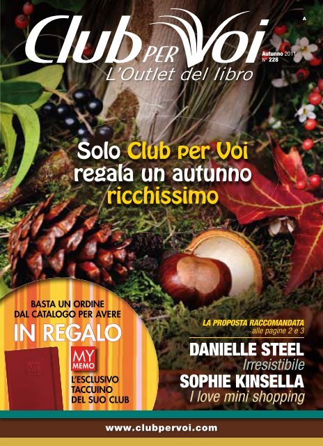 Catalogo Club per Voi n.228 Autunno 2011 - Euroclub