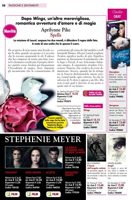 Catalogo Euroclub n.32 Autunno 2011