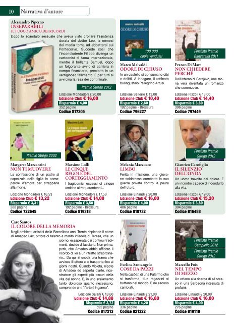 Catalogo Elettronico Il Circolo n.425 - Febbraio 2013 - Euroclub