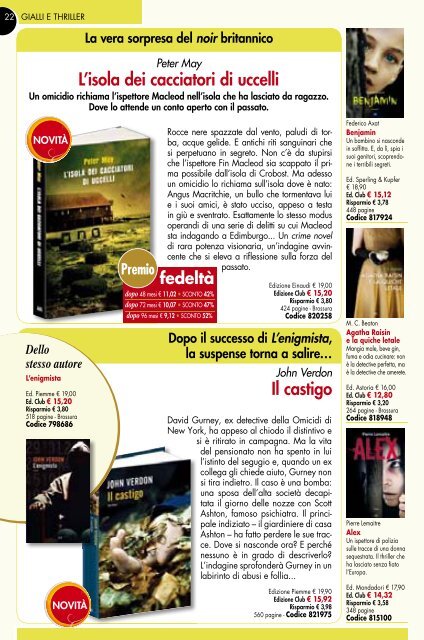 Catalogo Elettronico Euroclub n.331 - Gennaio, Febbraio, Marzo 2013