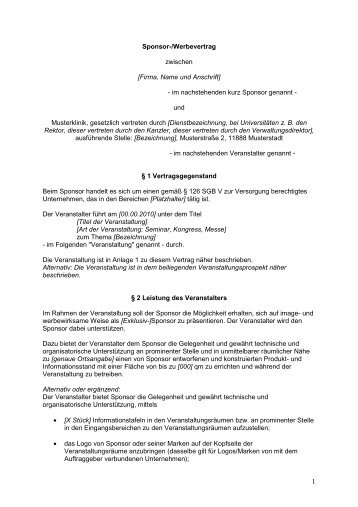Referentenvertrag Zwischen Firma Name Und Anschrift Eurocom