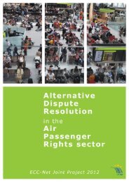 ADR in the air passenger rights sector - European Commission ...