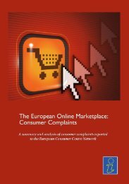 The European Online Marketplace: Consumer Complaints