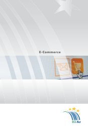 Broschüre E-Commerce - Europäisches Verbraucherzentrum