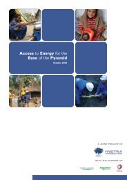 Access to Energy for the Base of the - Ashoka