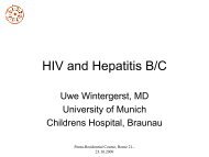 HIV and Hepatitis - Uwe Wintergerst - EuroCoord