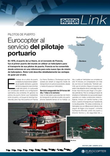Eurocopter al servicio del pilotaje portuario