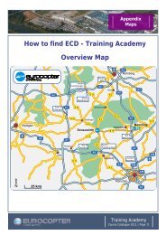 How to find ECD - Training Academy Overview Map - Eurocopter