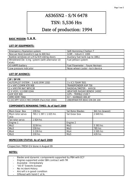 Compte-rendu de runion - Eurocopter