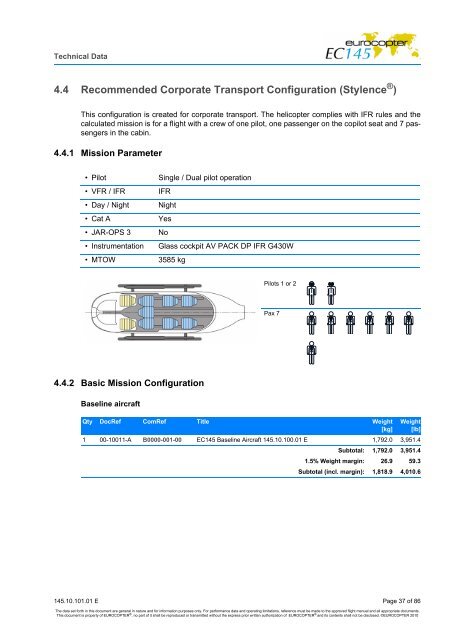 Table of content - Eurocopter