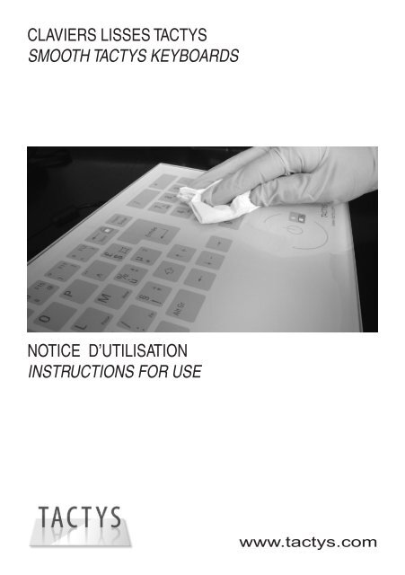 claviers lisses tactys smooth tactys keyboards notice d'utilisation ...