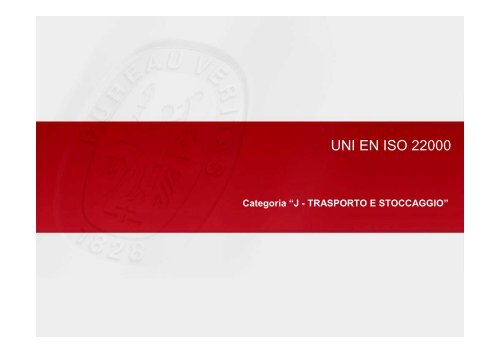 UNI EN ISO 22000:05 - Bureau Veritas