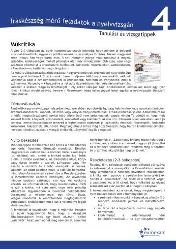 Műkritika - Euroexam