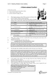 4 Work-related Conflict - Euroexam