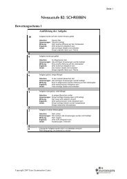 Niveaustufe B2: SCHREIBEN - Euroexam