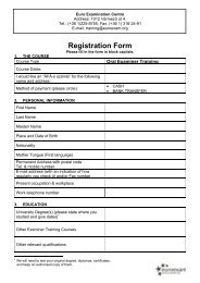 Registration Form - Euroexam