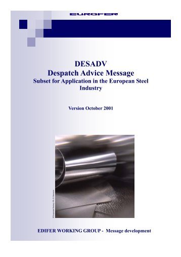 DESADV Despatch Advice Message - Eurofer