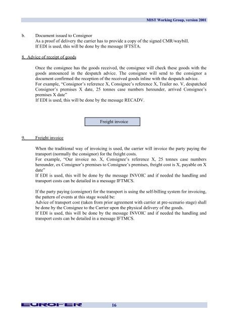 Multi Industry Scenarios for Transport - Eurofer