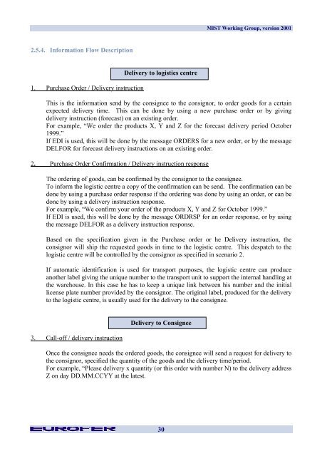 Multi Industry Scenarios for Transport - Eurofer