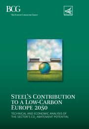 Steel's Contribution to a Low-Carbon Europe 2050 - Eurofer