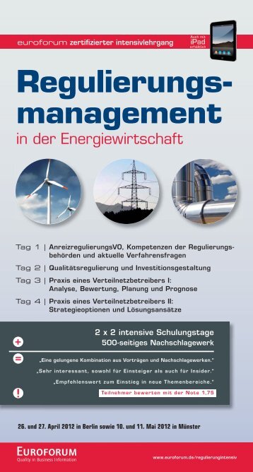 Regulierungs- management - Euroforum