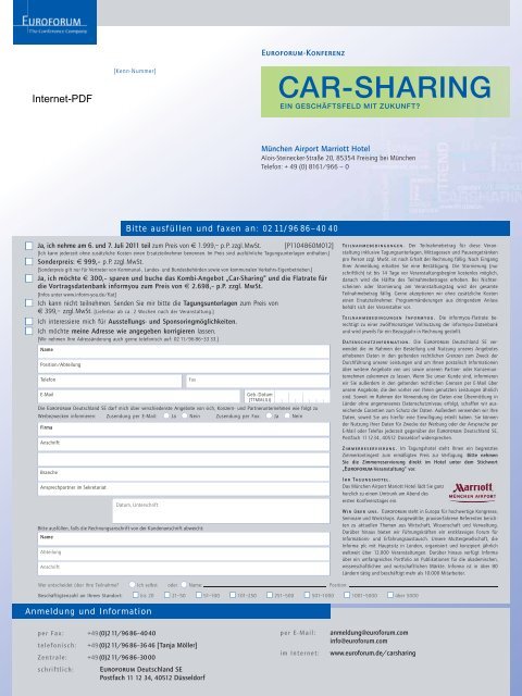 CAR-SHARING - Euroforum