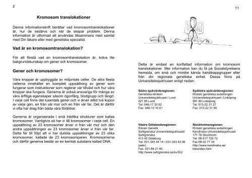 Kromosom translokationer - EuroGentest