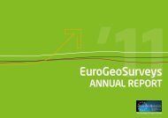 EuroGeoSurveys Annual Report 2011