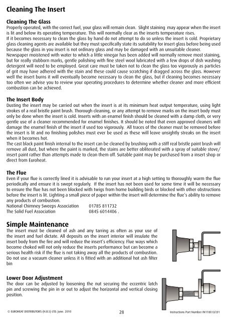 IT13 Operation - Euroheat