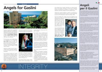 Angels for Gaslini - Ansaldo Sistemi Industriali