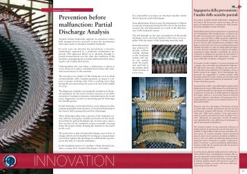 Prevention before malfunction: Partial ... - Ansaldo Sistemi Industriali