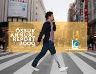 össur annual report2009 - Euroland