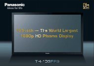 Panasonic's 103-inch 1080p HD Plasma Display - Complete IT ...