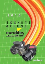 2 0 1 0 S O C K E T S & P L U G S - Eurolites